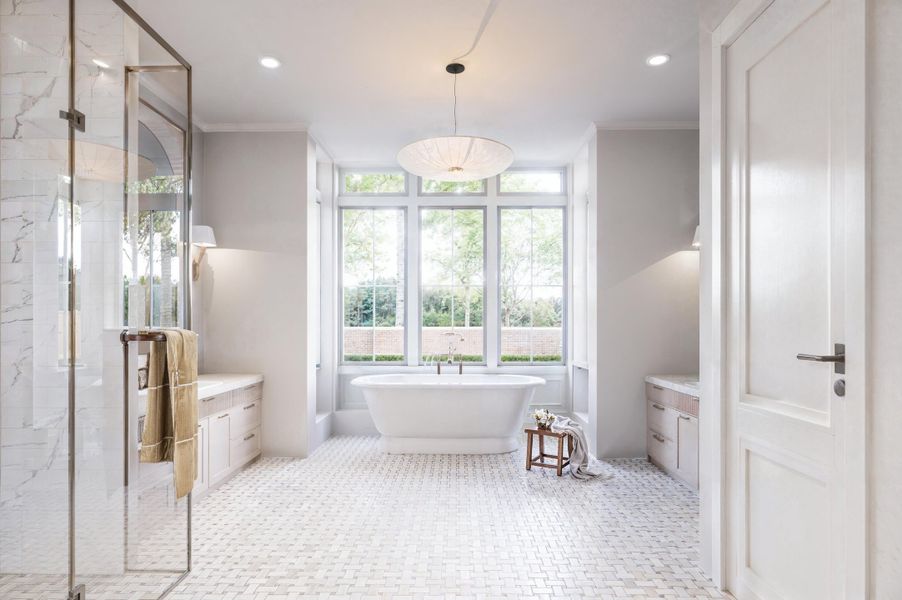 Furnished interior view inside a new home in , Mount Pleasant (Image 10).