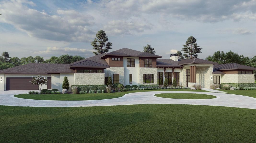 Front exterior of a new home in , Hockley, TX, highlighting curb appeal (Image 12). Front exterior of a new home in , Hockley, TX, highlighting curb appeal (Image 12).