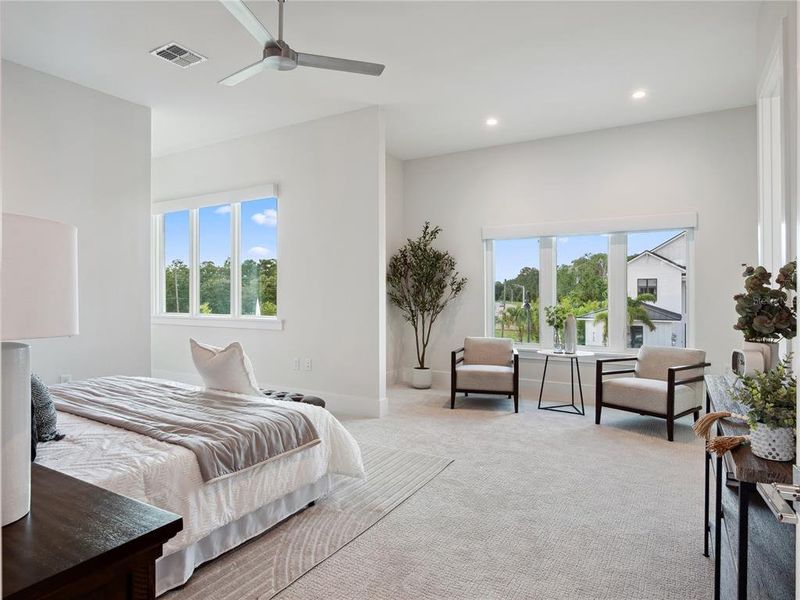 Furnished interior view inside a new home in Lake Sheen Sound, Orlando (Image 15).