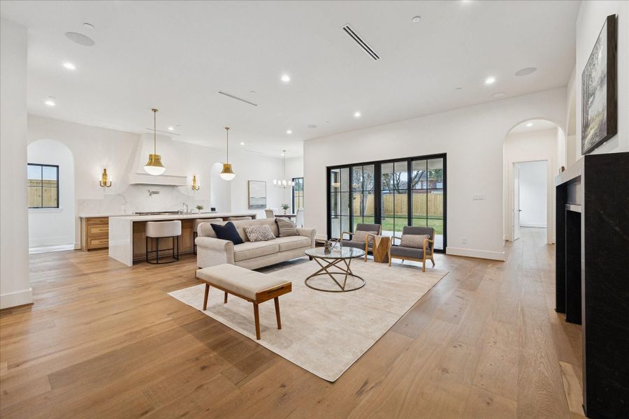 Furnished interior view inside a new home in , Spring Valley Village (Image 8). Furnished interior view inside a new home in , Spring Valley Village (Image 8).