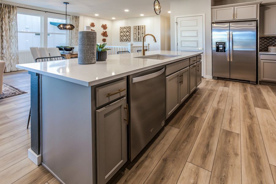 Representative furnished interior of a home built from the Christie by Hartford Homes in Trailside, Timnath (Image 47).