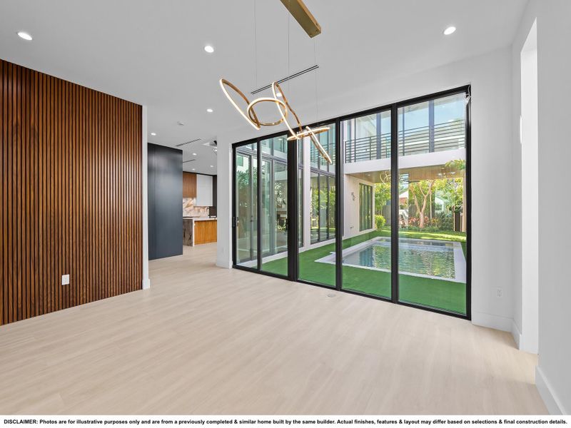 DISCLAIMER: Photos are for illustrative purposes only and are from a previously completed & similar home built by the same builder. Actual finishes, features & layout may differ based on selections & final construction details.