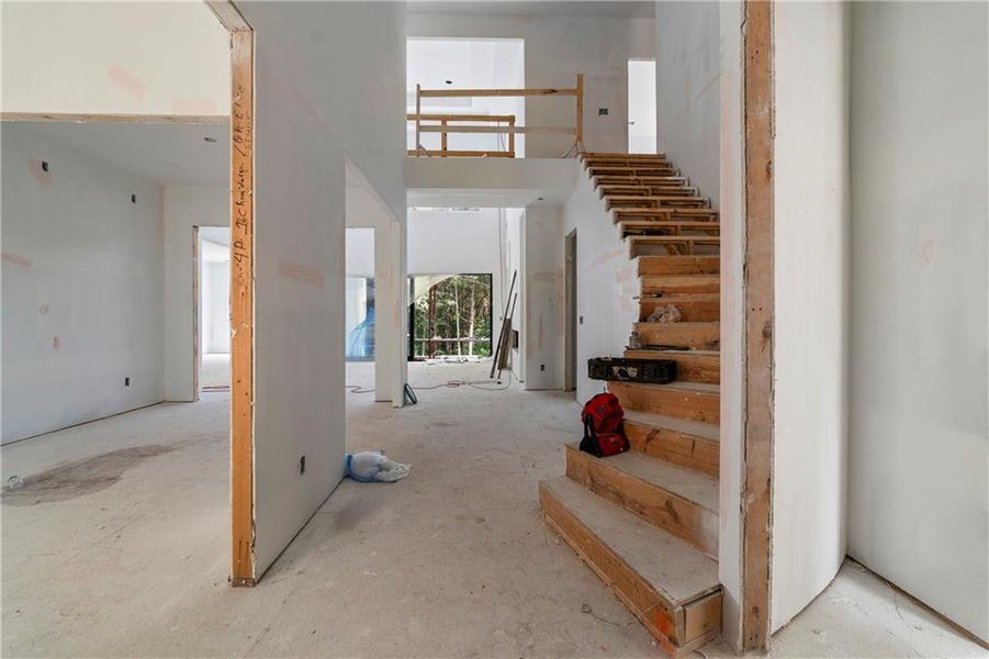 In-progress construction of a new home in , Fairburn, GA (Image 33).