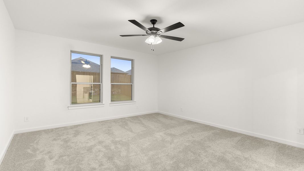 Spacious, unfurnished interior of a new home in The Oaks, Red Oak (Image 22). Spacious, unfurnished interior of a new home in The Oaks, Red Oak (Image 22).
