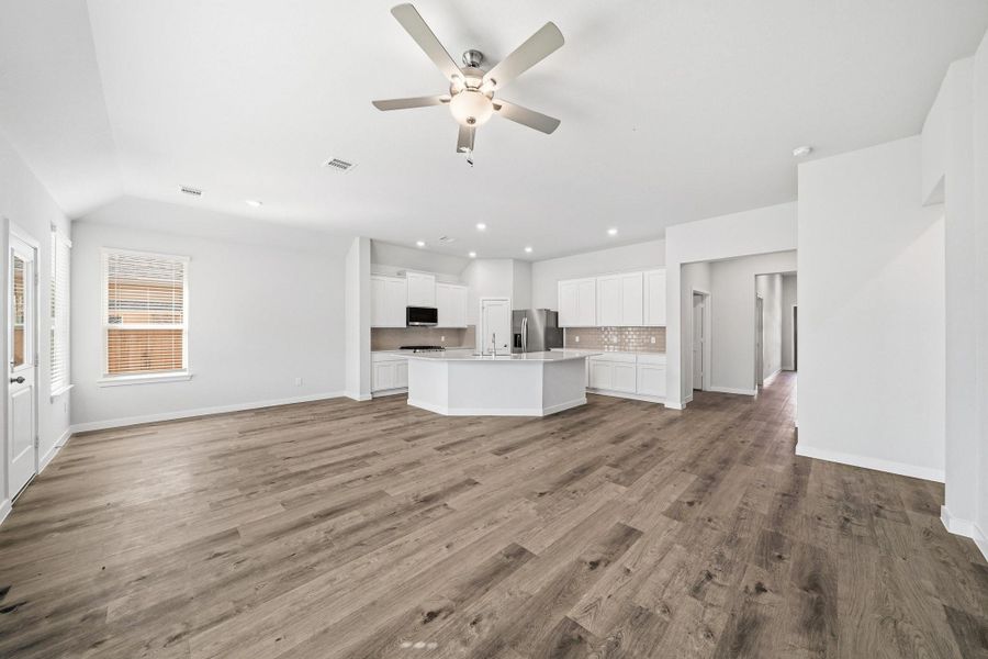 Spacious, unfurnished interior of a new home in Audubon, Magnolia (Image 12). Spacious, unfurnished interior of a new home in Audubon, Magnolia (Image 12).