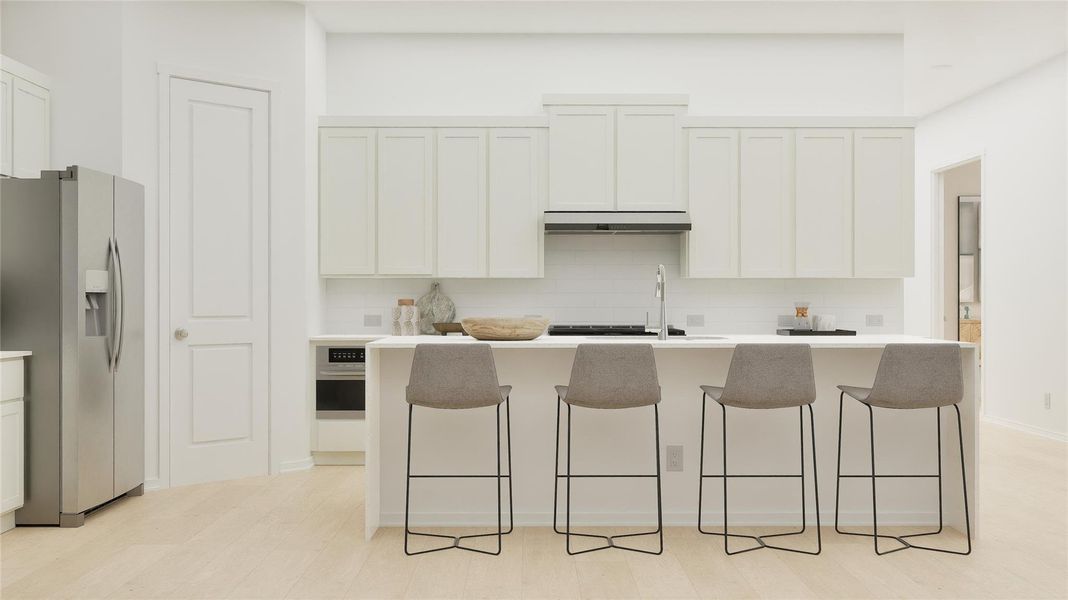 Furnished interior view inside a new home in Cotton Brook, Hutto (Image 32). Furnished interior view inside a new home in Cotton Brook, Hutto (Image 32).