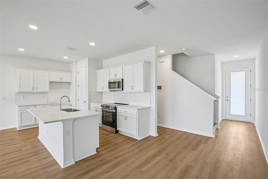 Furnished interior view inside a new home in , San Antonio (Image 12).