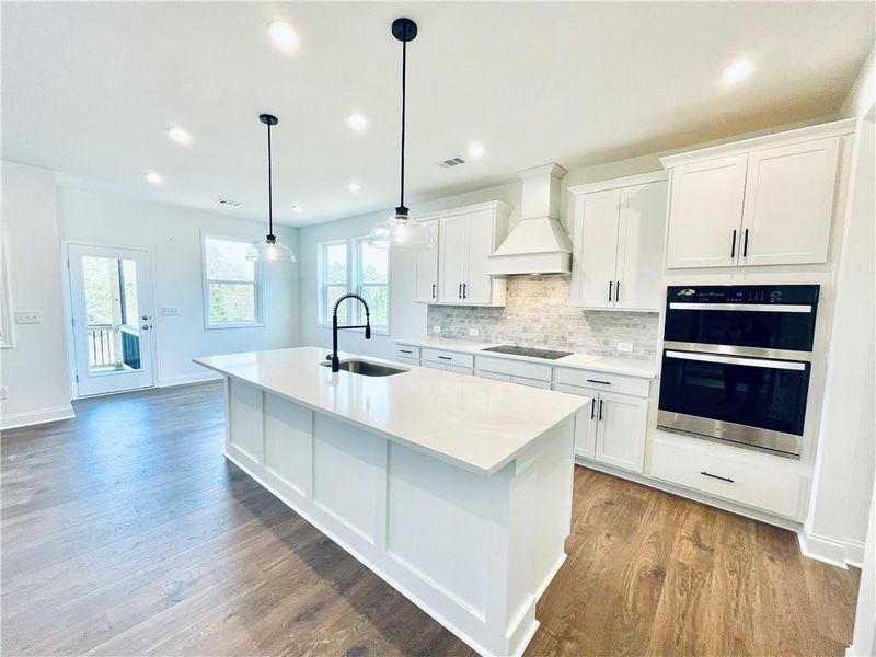 Furnished interior view inside a new home in Hopewell Reserve, Cumming (Image 4). Furnished interior view inside a new home in Hopewell Reserve, Cumming (Image 4).