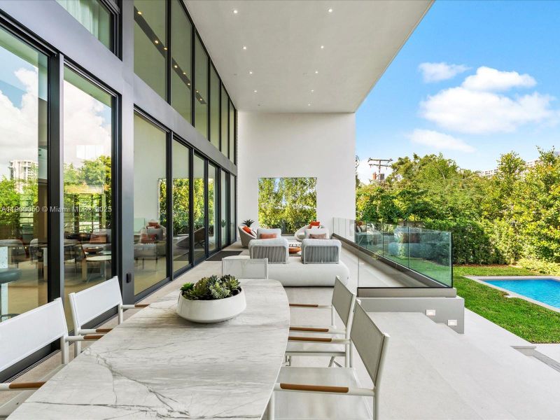 Exterior details and patio area of a home in , Miami Shores (Image 33).