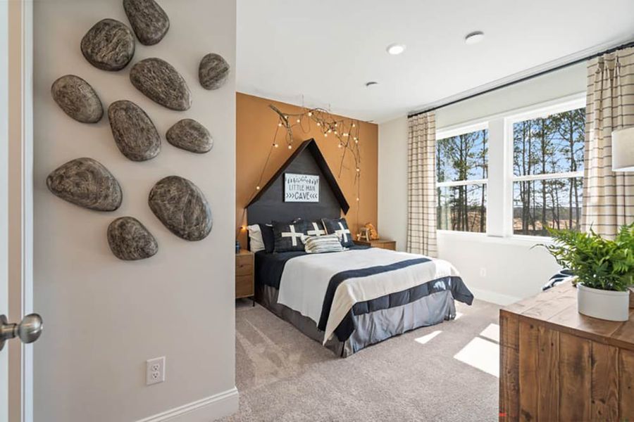 Furnished interior view inside a new home in Nichols Farm, Dacula (Image 39).