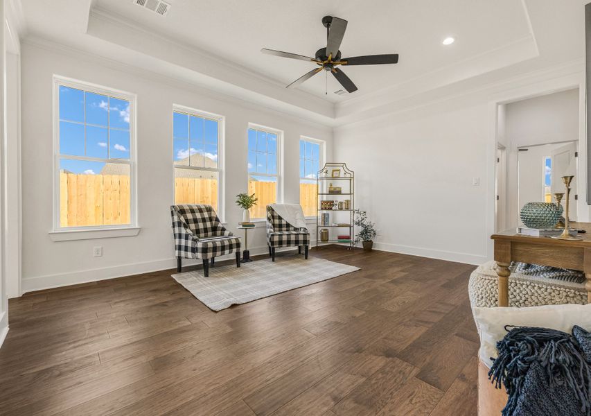 Representative furnished interior of a home built from the The Grayson by Reece Homes in Stella Ranch, Bryan (Image 31).
