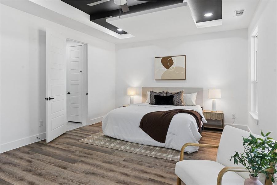 Furnished interior view inside a new home in , Dallas (Image 6).