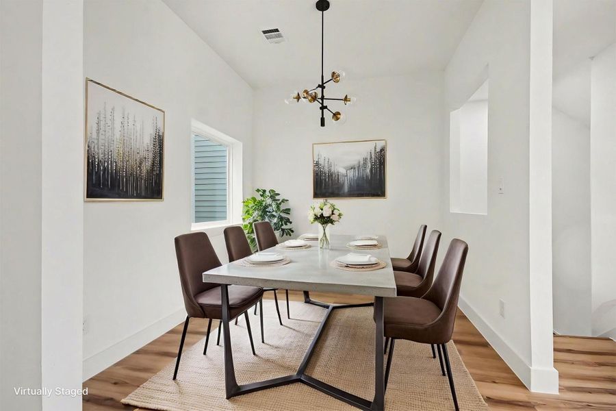 This room is virtually staged