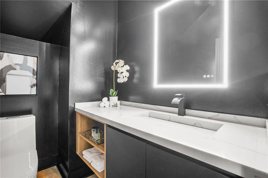 Furnished interior view inside a new home in , Atlanta (Image 8). Furnished interior view inside a new home in , Atlanta (Image 8).