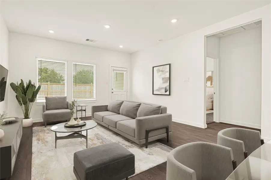 Furnished interior view inside a new home in Holly Ridge, Rosenberg (Image 10).