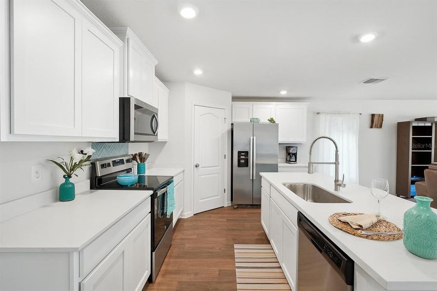 Furnished interior view inside a new home in Palm Coast Homesites, Palm Coast (Image 16).