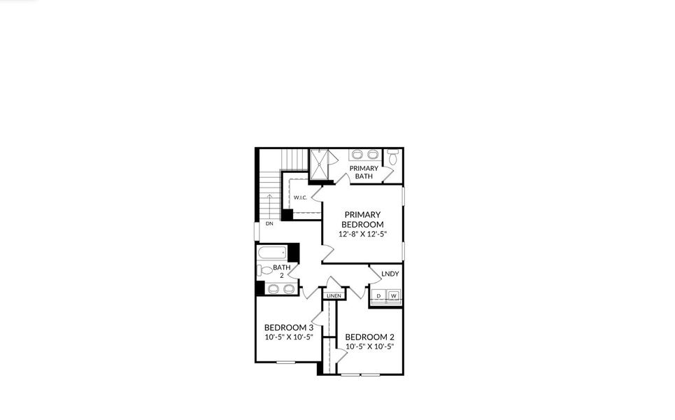 2D floor plan layout of this home in Avalon Park Wesley Chapel Single Family Homes, Wesley Chapel, FL (Image 3).