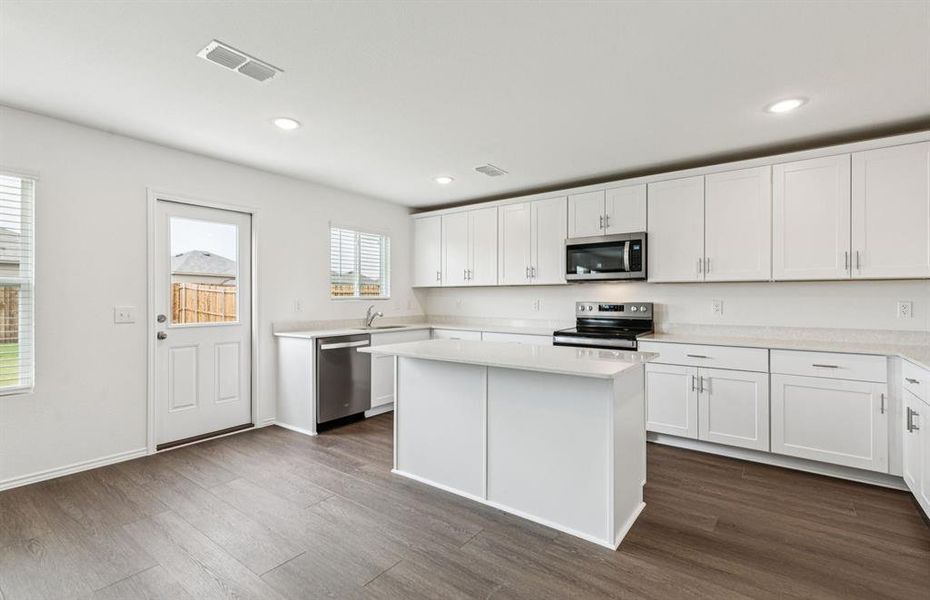 Roomy kitchen designed for functionality and comfort, with plenty of workspace *Real home pictured Roomy kitchen designed for functionality and comfort, with plenty of workspace *Real home pictured