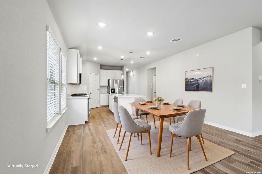 Furnished interior view inside a new home in Kallison Ranch, San Antonio (Image 15).