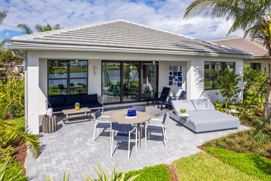 Representative exterior details of a home built from the Abaco by GL Homes in Valencia Parc at Riverland, Port St. Lucie (Image 26).