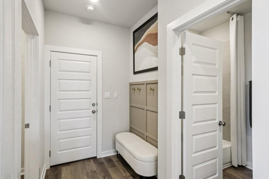 Furnished interior view inside a new home in Trinity Ranch, Elgin (Image 8).