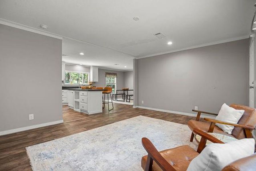 Furnished interior view inside a new home in , Clarkesville (Image 5).