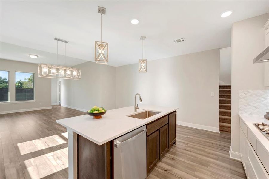 Furnished interior view inside a new home in Solterra - Garden Series, Mesquite (Image 10). Furnished interior view inside a new home in Solterra - Garden Series, Mesquite (Image 10).