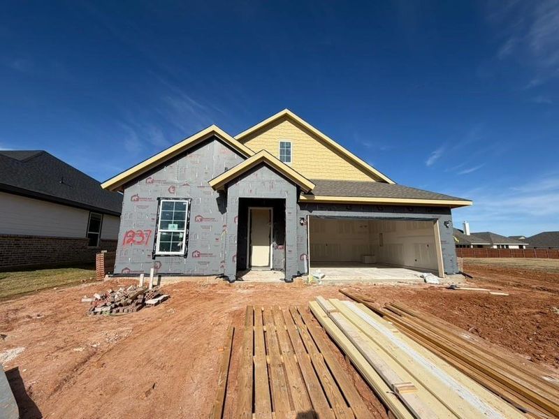 In-progress construction of a new home in Covenant Park, Springtown, TX (Image 3).