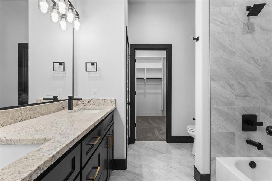 Furnished interior view inside a new home in , Dallas (Image 6).