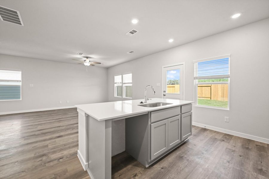 Furnished interior view inside a new home in Northpark South, Porter (Image 11). Furnished interior view inside a new home in Northpark South, Porter (Image 11).