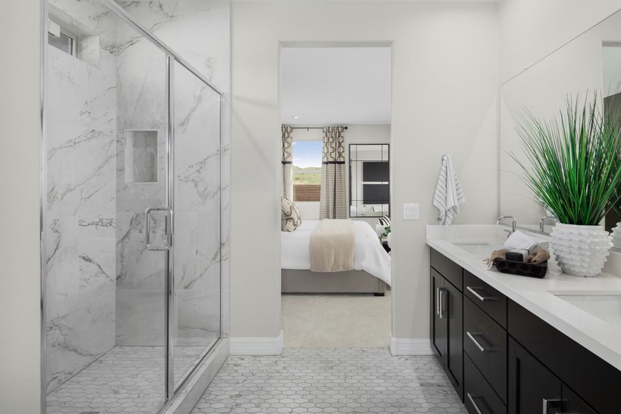 Representative furnished interior of a home built from the Geneva by Beazer Homes in Highpointe at Northpointe, Peoria (Image 7).