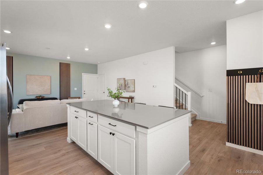 Furnished interior view inside a new home in Whisper Village, Arvada (Image 10).