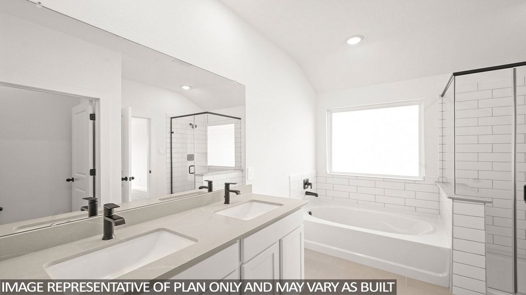 Furnished interior view inside a new home in Chapel Lakes, Montgomery (Image 9).
