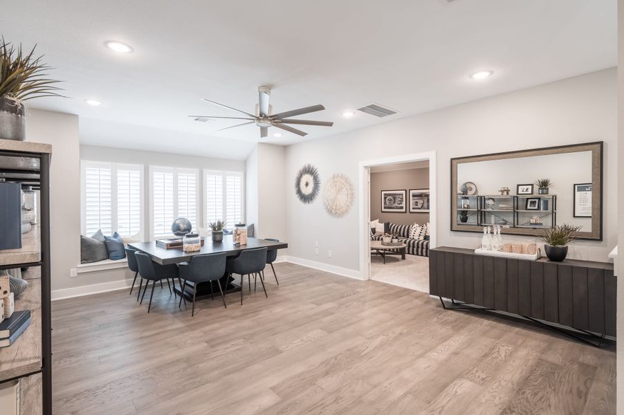Representative furnished interior of a home built from the Barnhart by Tri Pointe Homes in Dunham Pointe, Cypress (Image 35).