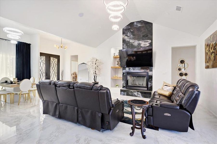 Furnished interior view inside a new home in , Pittsburg (Image 10).