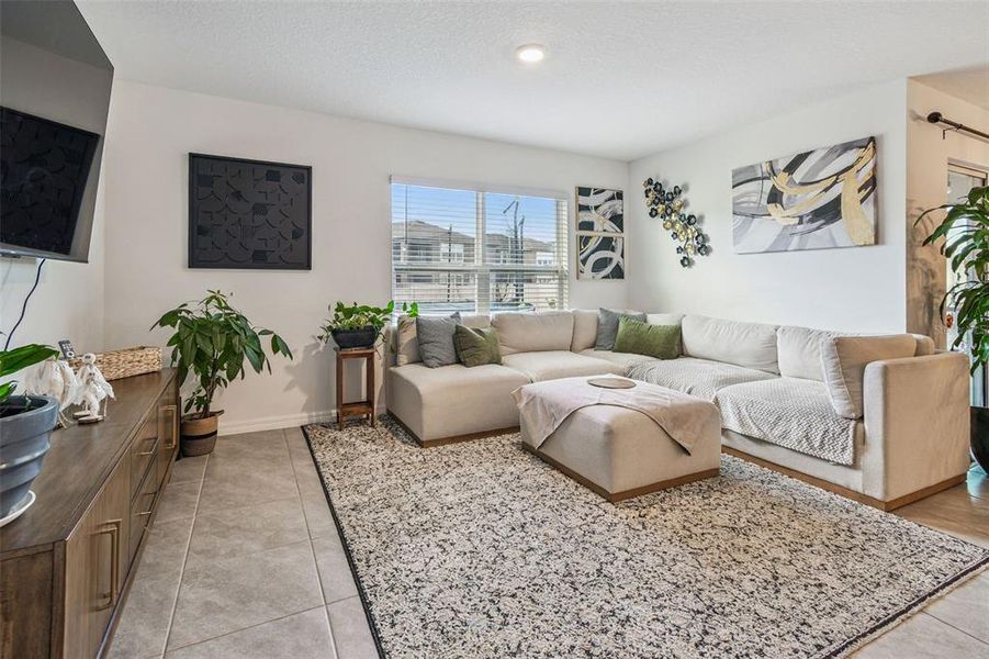 Furnished interior view inside a new home in Berry Bay, Wimauma (Image 6). Furnished interior view inside a new home in Berry Bay, Wimauma (Image 6).