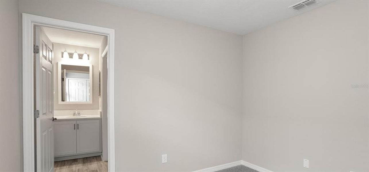 Spacious, unfurnished interior of a new home in The Crossings - Bungalows, St. Cloud (Image 15). Spacious, unfurnished interior of a new home in The Crossings - Bungalows, St. Cloud (Image 15).