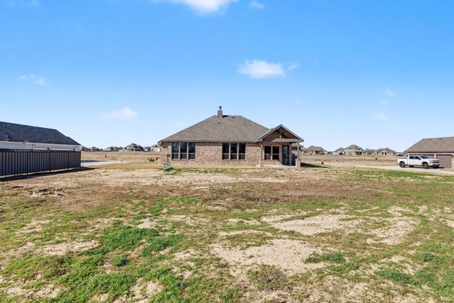 Representative exterior details of a home built from the The Pear by Sumeer Homes in Stone Henge II, Sanger (Image 21). Representative exterior details of a home built from the The Pear by Sumeer Homes in Stone Henge II, Sanger (Image 21).