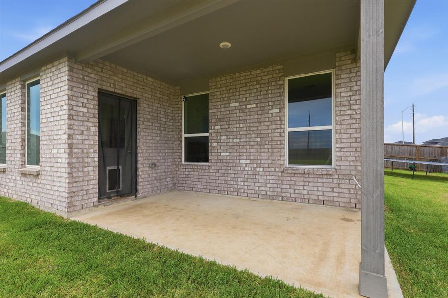 Exterior details and patio area of a home in Emberly, Beasley (Image 3). Exterior details and patio area of a home in Emberly, Beasley (Image 3).