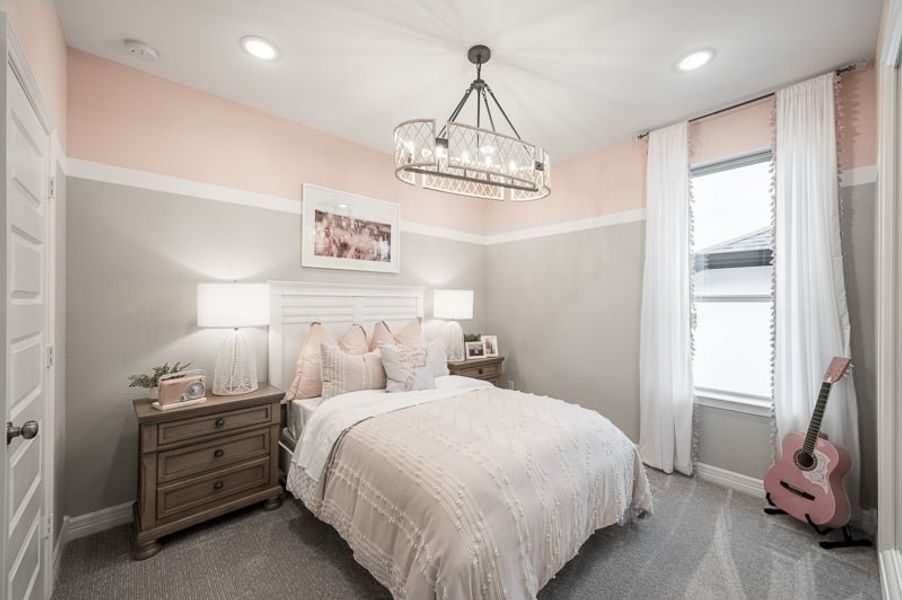 Furnished interior view inside a new home in Woodson’s Reserve 45′, Spring (Image 25).