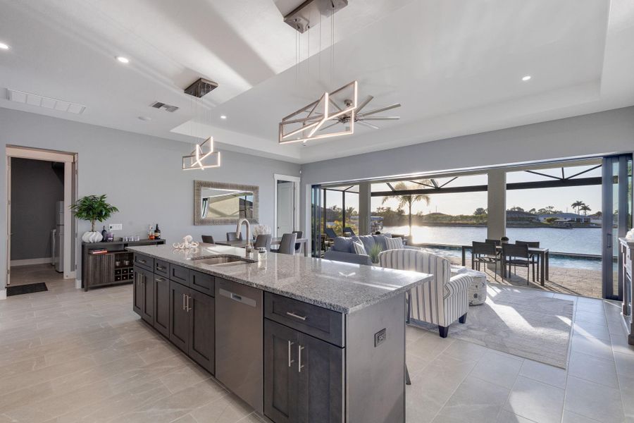 Furnished interior view inside a new home in , Cape Coral (Image 30). Furnished interior view inside a new home in , Cape Coral (Image 30).