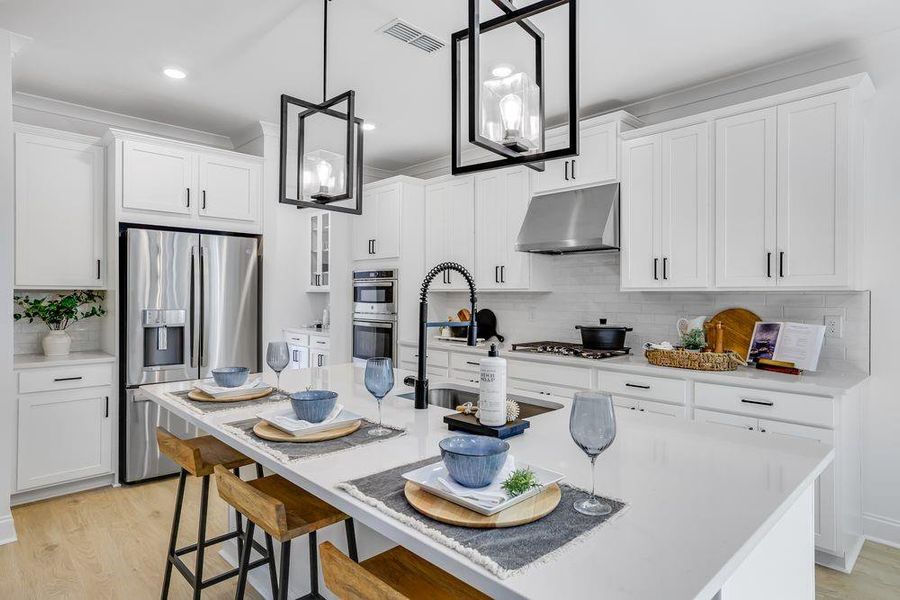 Furnished interior view inside a new home in Reserve at Hickory Walk, Kennesaw (Image 36).