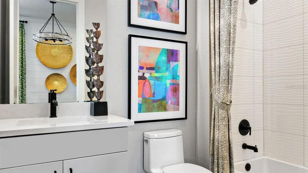 Furnished interior view inside a new home in , Deland (Image 25).