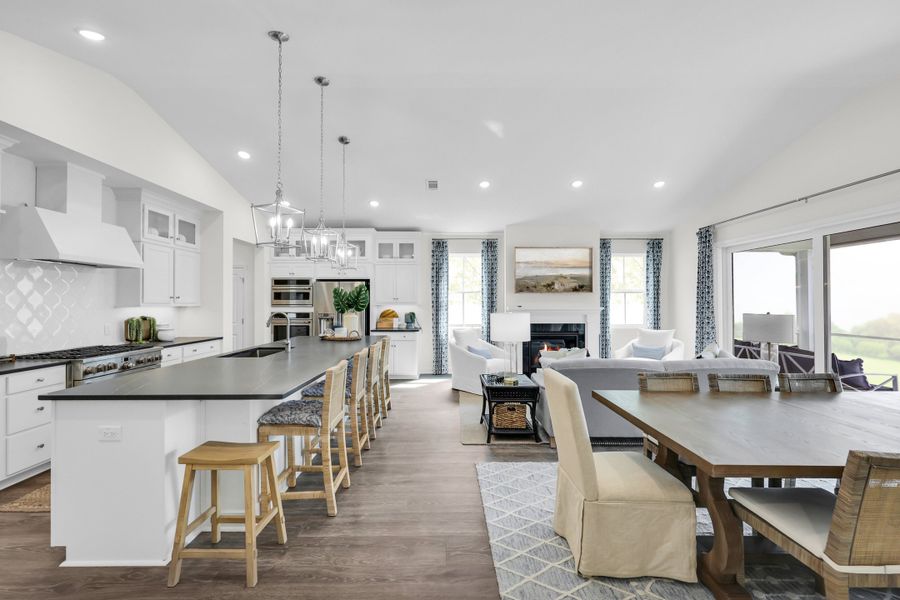 Open concept floorplan