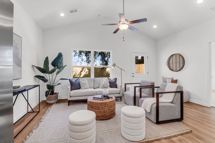 Furnished interior view inside a new home in , North Charleston (Image 12).