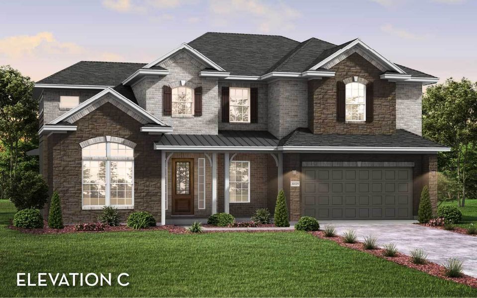 Representative exterior photo of a completed home built from the Fremont by CastleRock Communities in Sanctuary, Salado, TX (Image 19). Representative exterior photo of a completed home built from the Fremont by CastleRock Communities in Sanctuary, Salado, TX (Image 19).