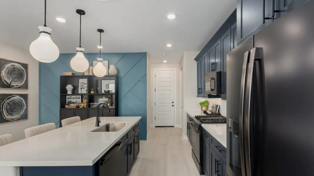 Furnished interior view inside a new home in Flora at Surprise City Center, Surprise (Image 10).