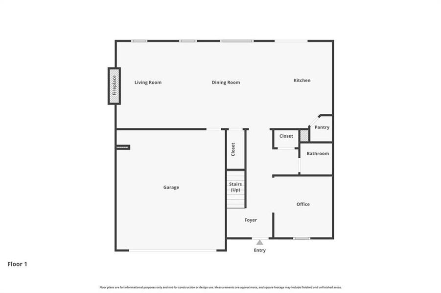 2D floor plan layout of this home in , Dawsonville, GA (Image 5).