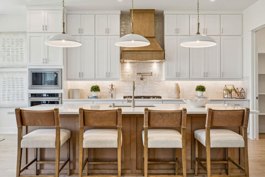 Furnished interior view inside a new home in Ryehill, Sugar Land (Image 17).