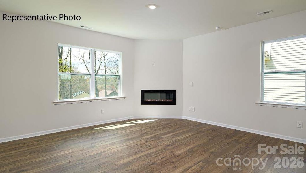 Spacious, unfurnished interior of a new home in Huffman Ridge, Hickory (Image 16).